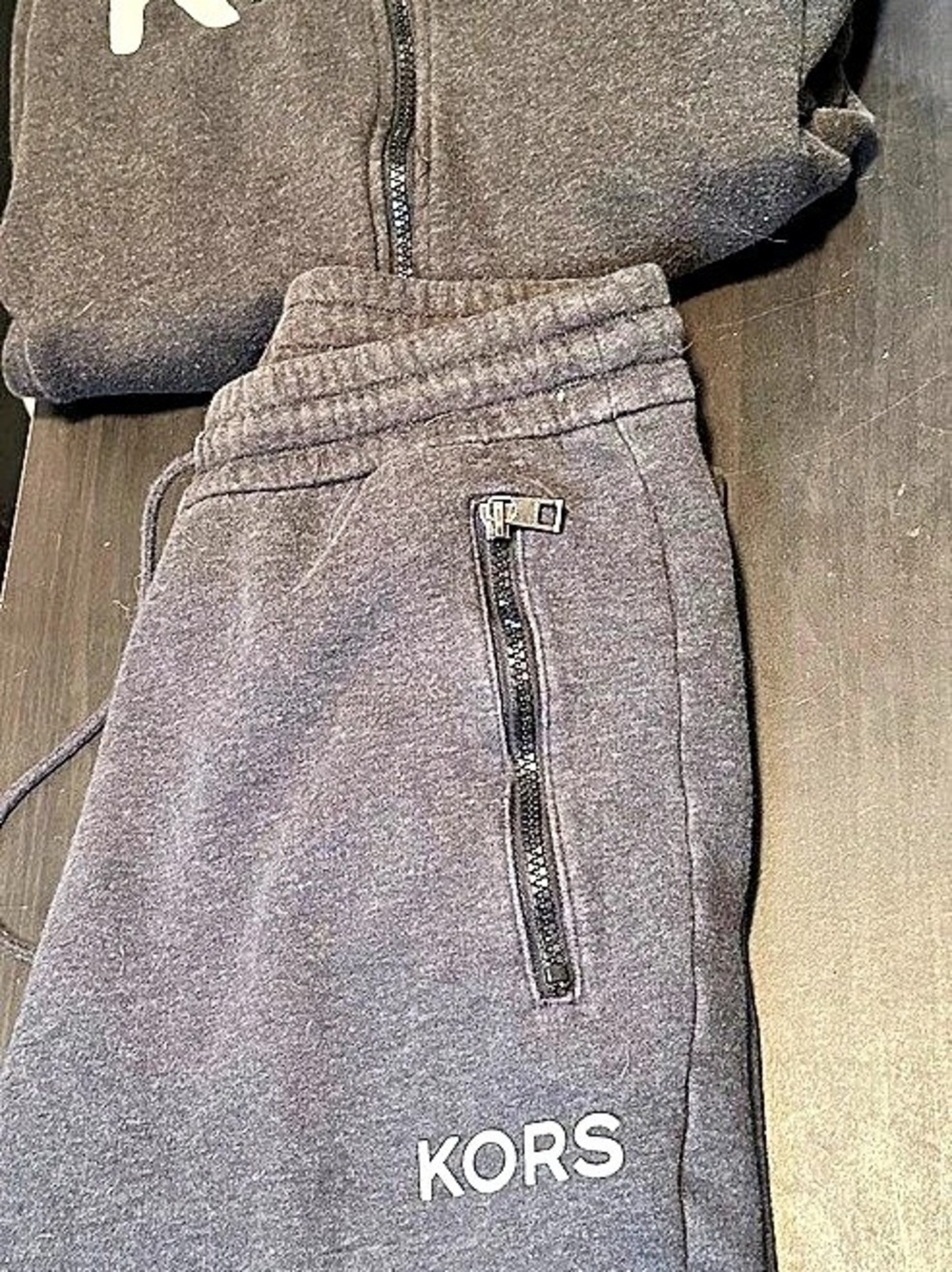 Michael Kors Gray Jogger Set Like New